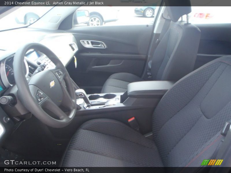 Ashen Gray Metallic / Jet Black 2014 Chevrolet Equinox LS