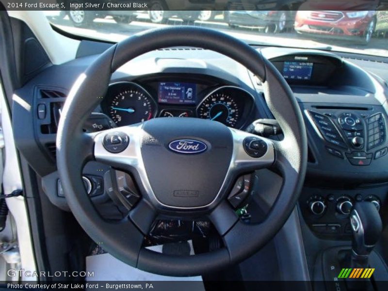 Ingot Silver / Charcoal Black 2014 Ford Escape S