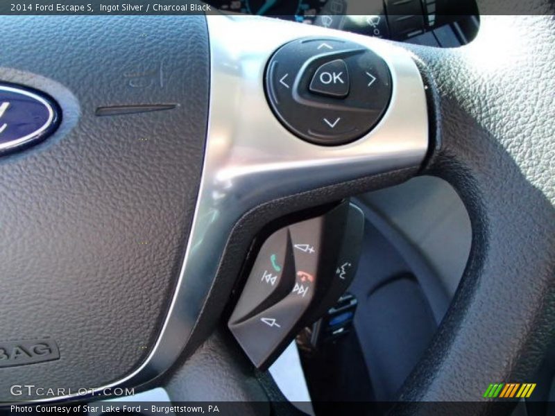 Ingot Silver / Charcoal Black 2014 Ford Escape S