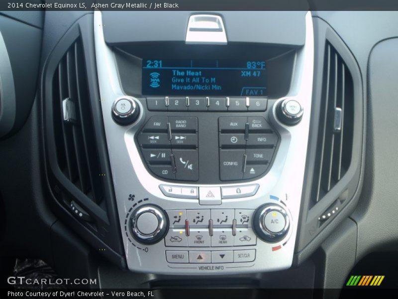 Ashen Gray Metallic / Jet Black 2014 Chevrolet Equinox LS