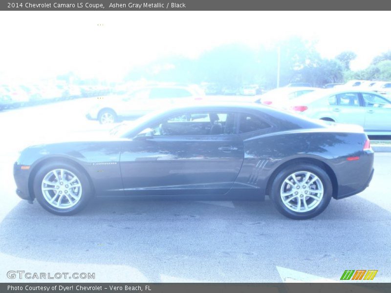 Ashen Gray Metallic / Black 2014 Chevrolet Camaro LS Coupe
