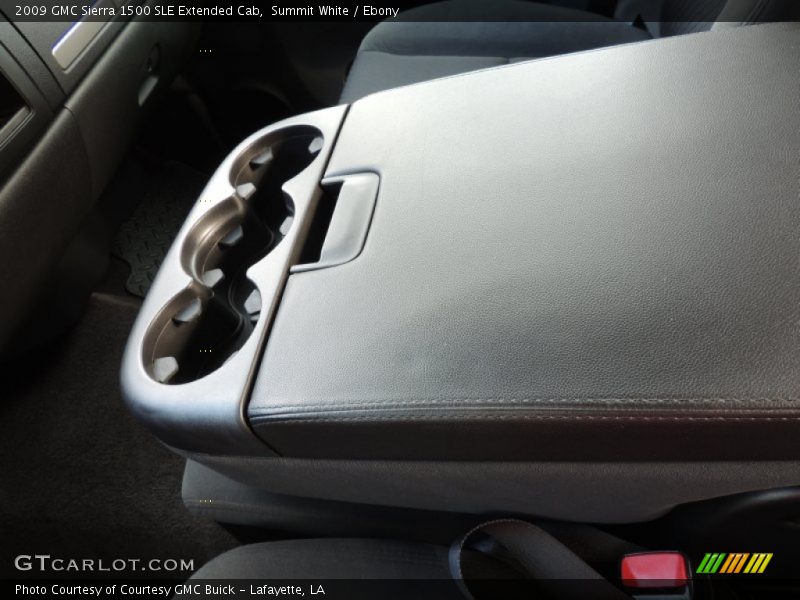 Summit White / Ebony 2009 GMC Sierra 1500 SLE Extended Cab