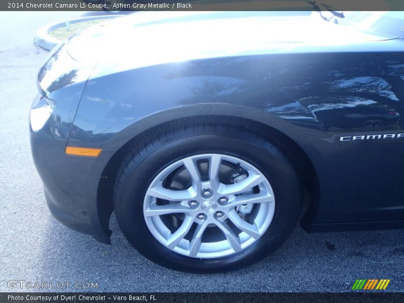 Ashen Gray Metallic / Black 2014 Chevrolet Camaro LS Coupe