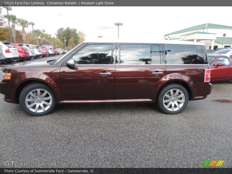 Cinnamon Metallic / Medium Light Stone 2010 Ford Flex Limited