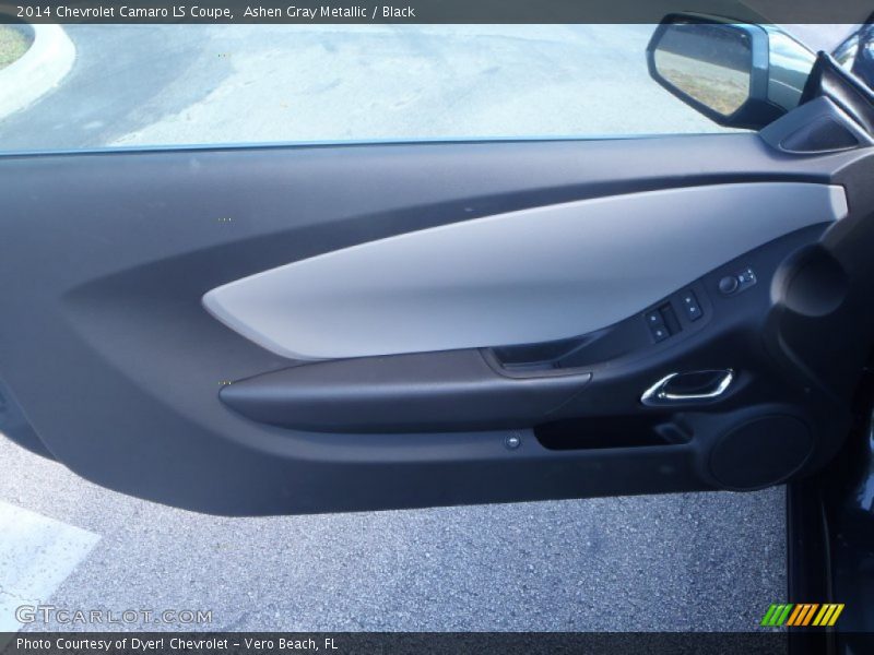 Ashen Gray Metallic / Black 2014 Chevrolet Camaro LS Coupe