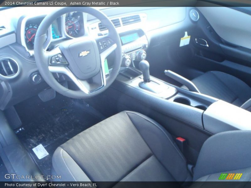 Ashen Gray Metallic / Black 2014 Chevrolet Camaro LS Coupe