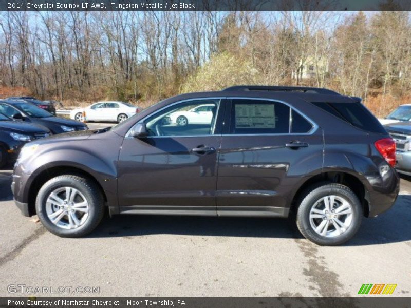 Tungsten Metallic / Jet Black 2014 Chevrolet Equinox LT AWD