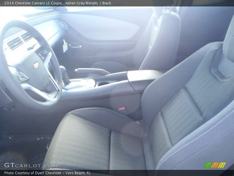 Ashen Gray Metallic / Black 2014 Chevrolet Camaro LS Coupe