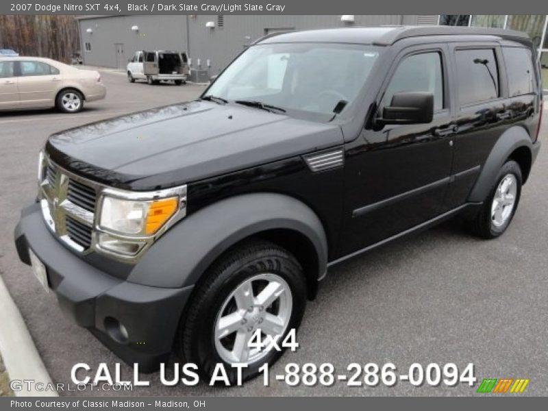 Black / Dark Slate Gray/Light Slate Gray 2007 Dodge Nitro SXT 4x4