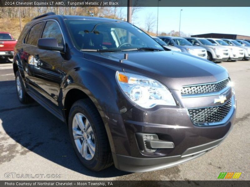 Tungsten Metallic / Jet Black 2014 Chevrolet Equinox LT AWD