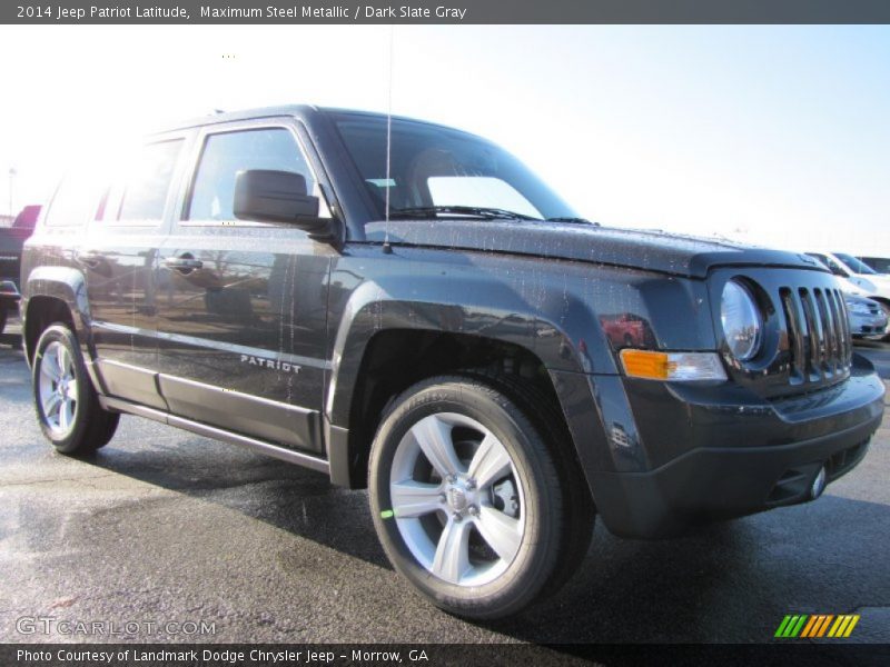 Maximum Steel Metallic / Dark Slate Gray 2014 Jeep Patriot Latitude