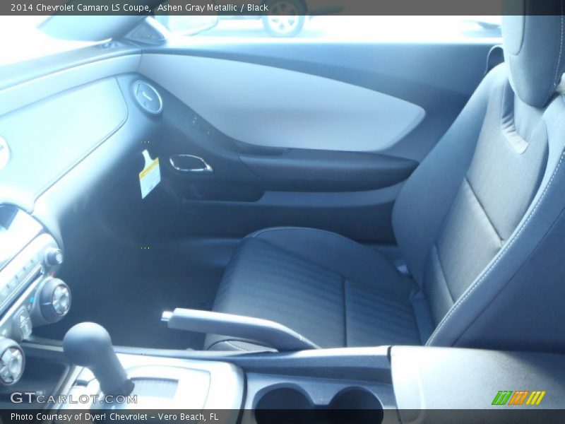 Ashen Gray Metallic / Black 2014 Chevrolet Camaro LS Coupe
