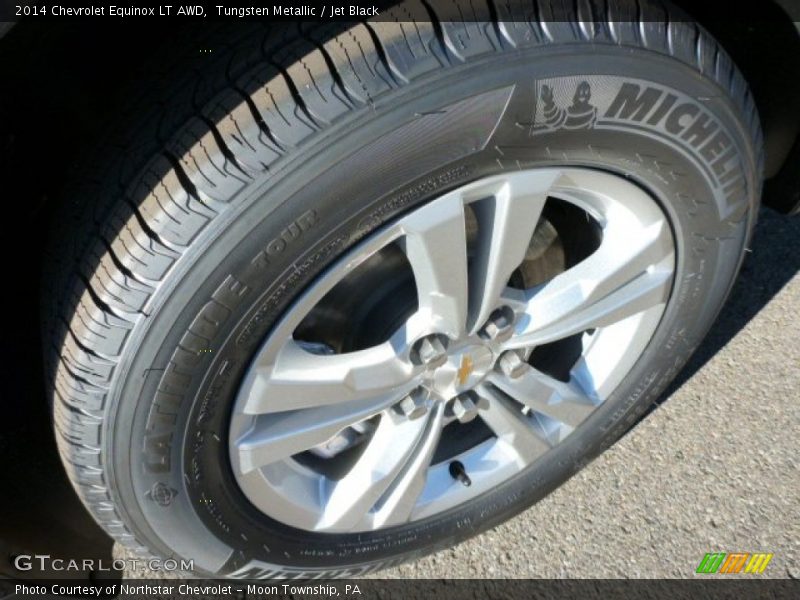 Tungsten Metallic / Jet Black 2014 Chevrolet Equinox LT AWD