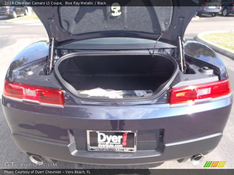 Blue Ray Metallic / Black 2014 Chevrolet Camaro LS Coupe
