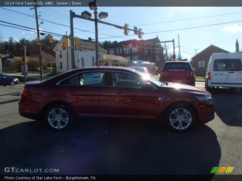 Sunset / Dune 2014 Ford Taurus SEL AWD