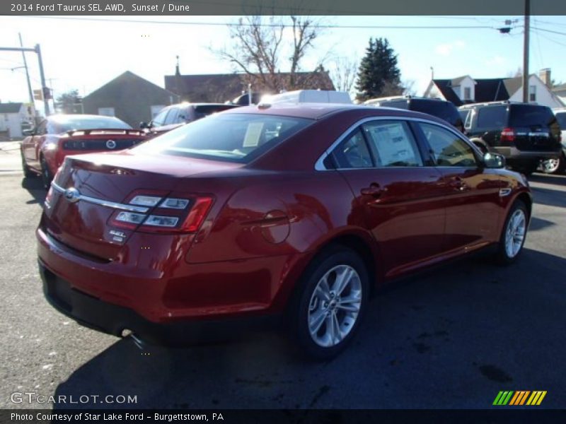 Sunset / Dune 2014 Ford Taurus SEL AWD
