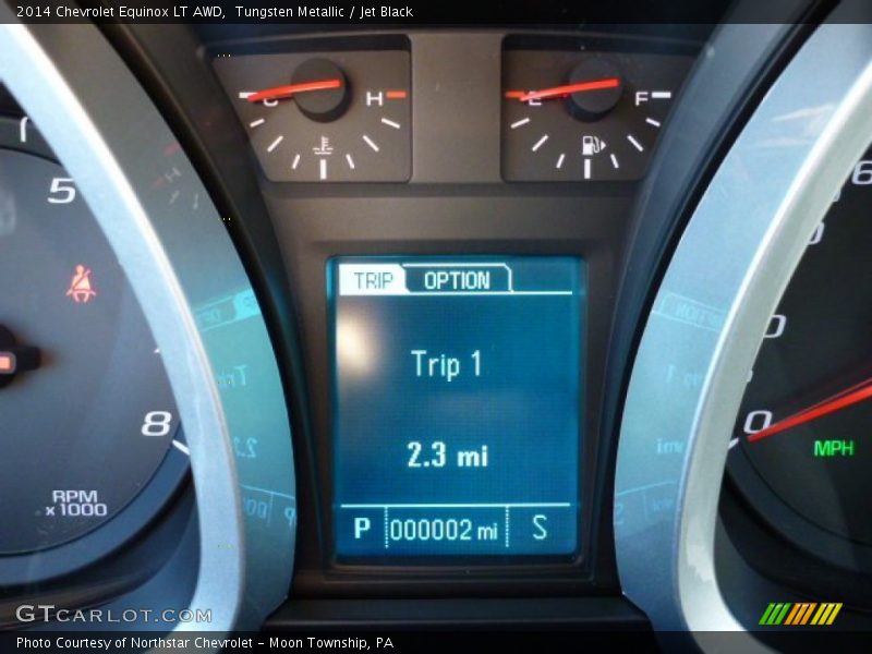 Tungsten Metallic / Jet Black 2014 Chevrolet Equinox LT AWD