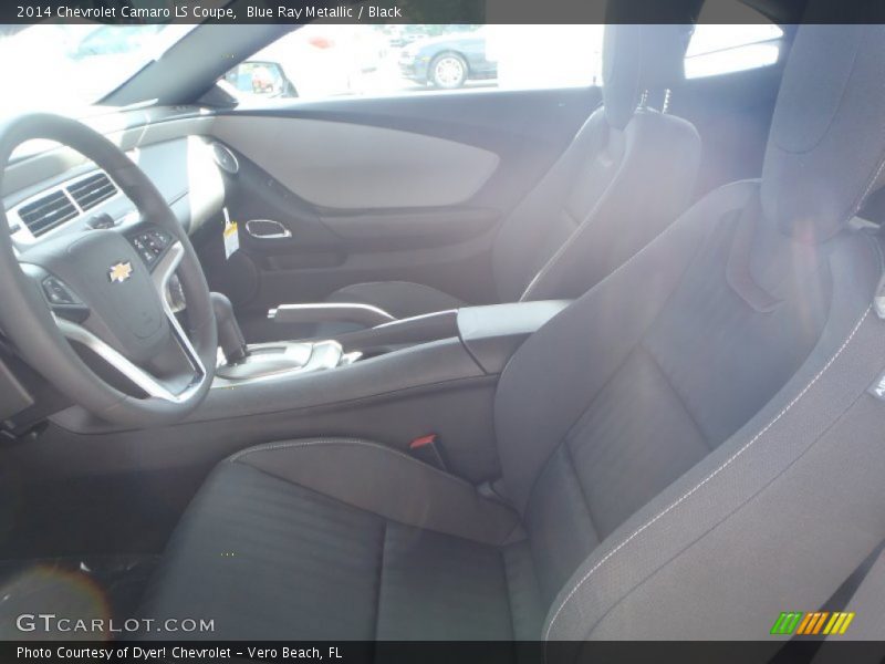 Blue Ray Metallic / Black 2014 Chevrolet Camaro LS Coupe