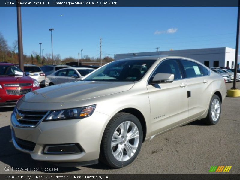 Champagne Silver Metallic / Jet Black 2014 Chevrolet Impala LT