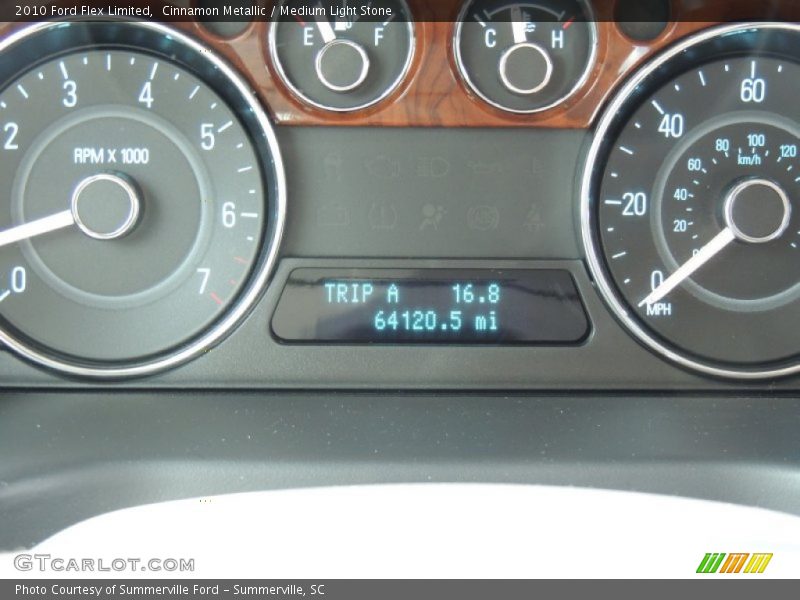 Cinnamon Metallic / Medium Light Stone 2010 Ford Flex Limited