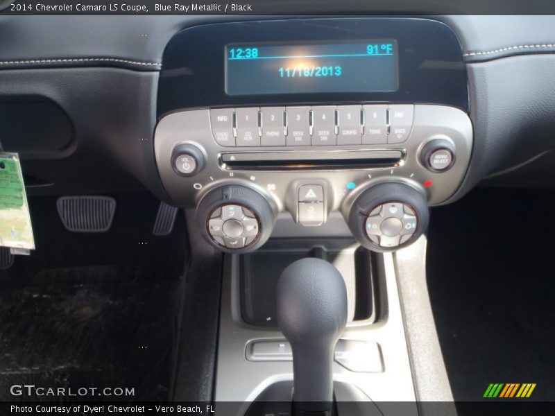 Blue Ray Metallic / Black 2014 Chevrolet Camaro LS Coupe