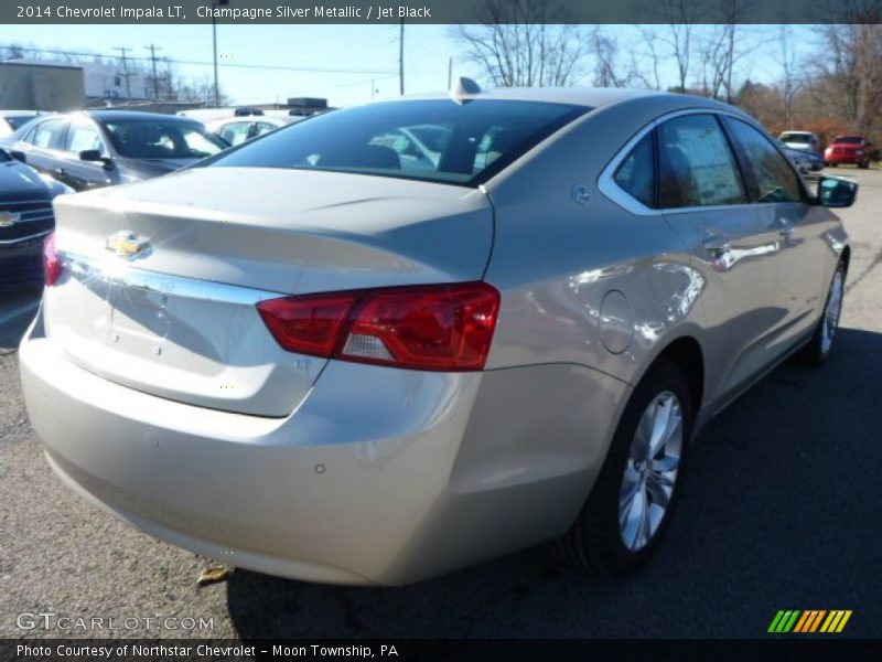 Champagne Silver Metallic / Jet Black 2014 Chevrolet Impala LT
