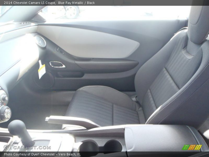 Blue Ray Metallic / Black 2014 Chevrolet Camaro LS Coupe