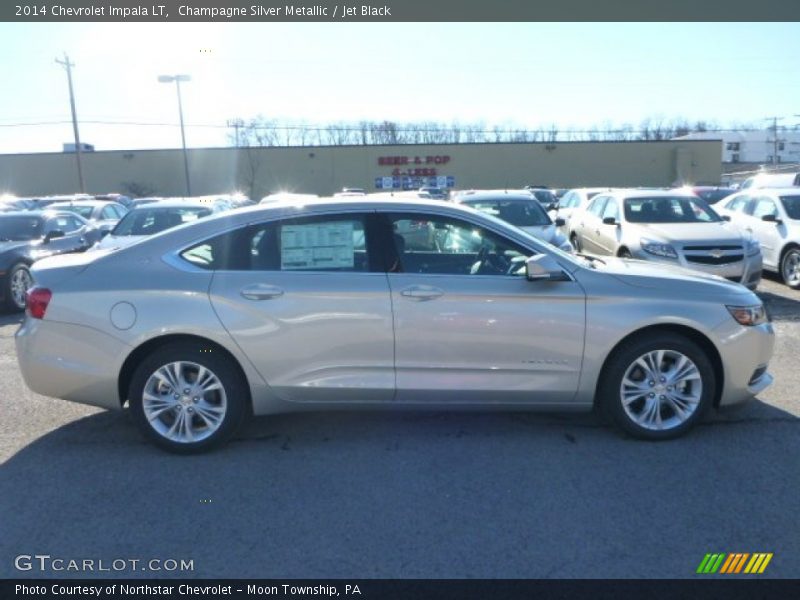 Champagne Silver Metallic / Jet Black 2014 Chevrolet Impala LT