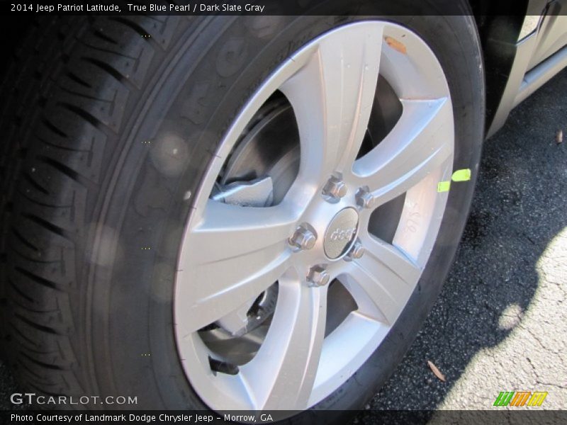 True Blue Pearl / Dark Slate Gray 2014 Jeep Patriot Latitude