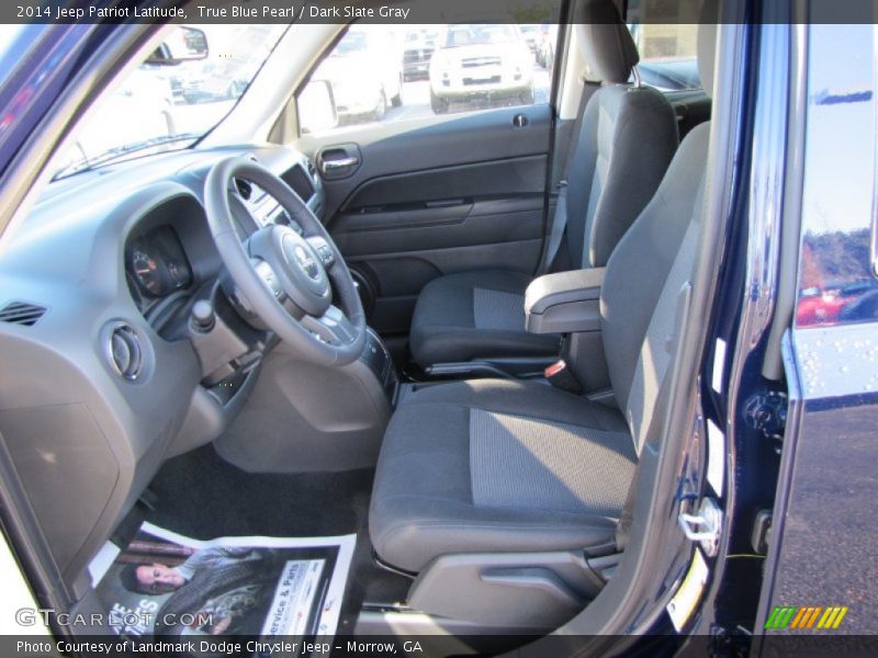 True Blue Pearl / Dark Slate Gray 2014 Jeep Patriot Latitude