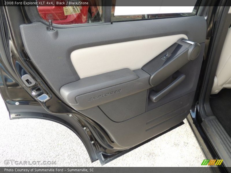 Black / Black/Stone 2008 Ford Explorer XLT 4x4