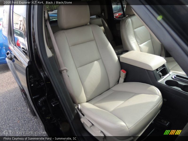 Black / Black/Stone 2008 Ford Explorer XLT 4x4
