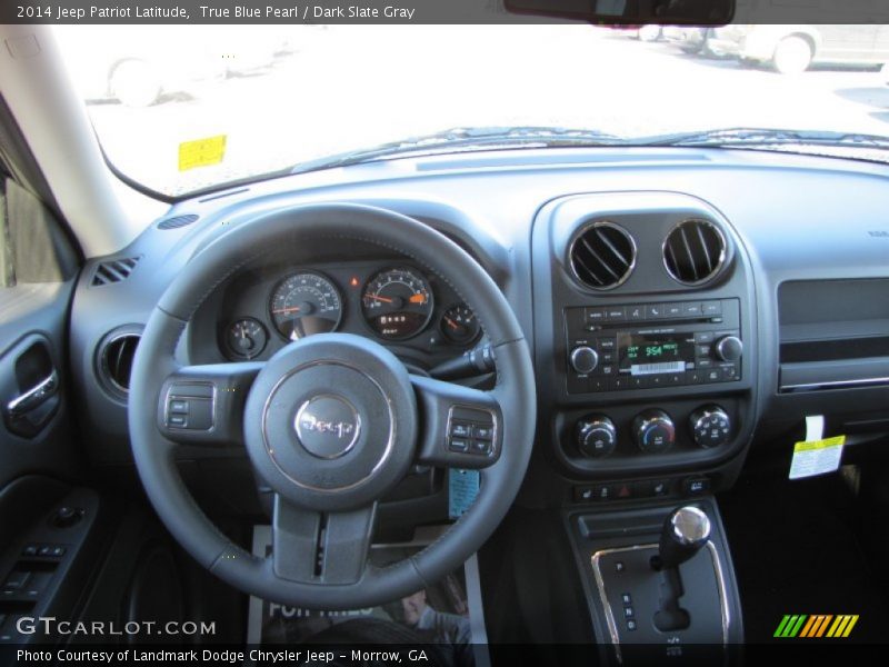 True Blue Pearl / Dark Slate Gray 2014 Jeep Patriot Latitude