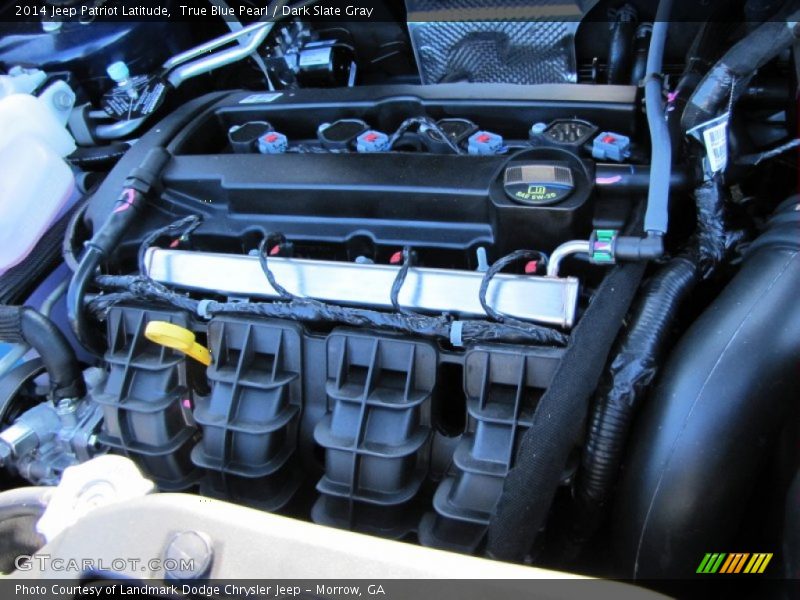 True Blue Pearl / Dark Slate Gray 2014 Jeep Patriot Latitude