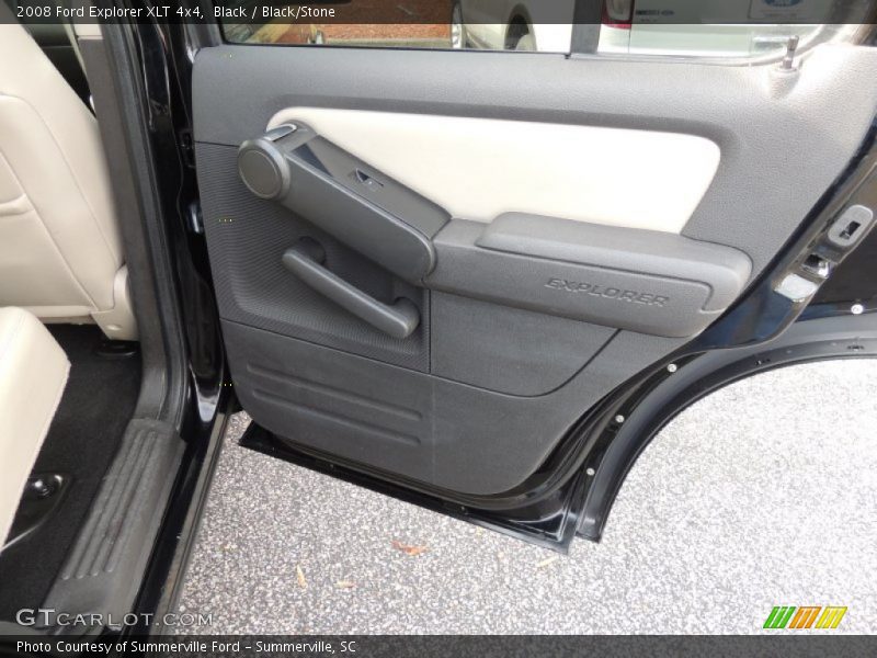Black / Black/Stone 2008 Ford Explorer XLT 4x4