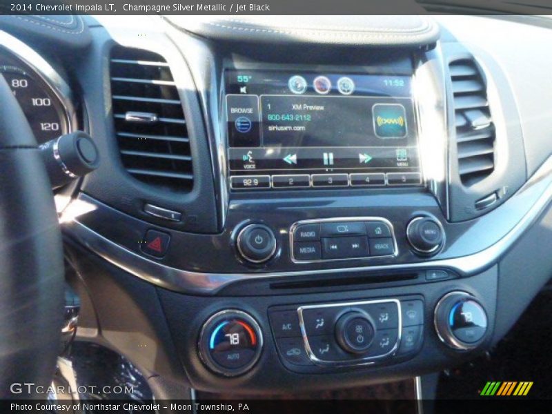 Champagne Silver Metallic / Jet Black 2014 Chevrolet Impala LT