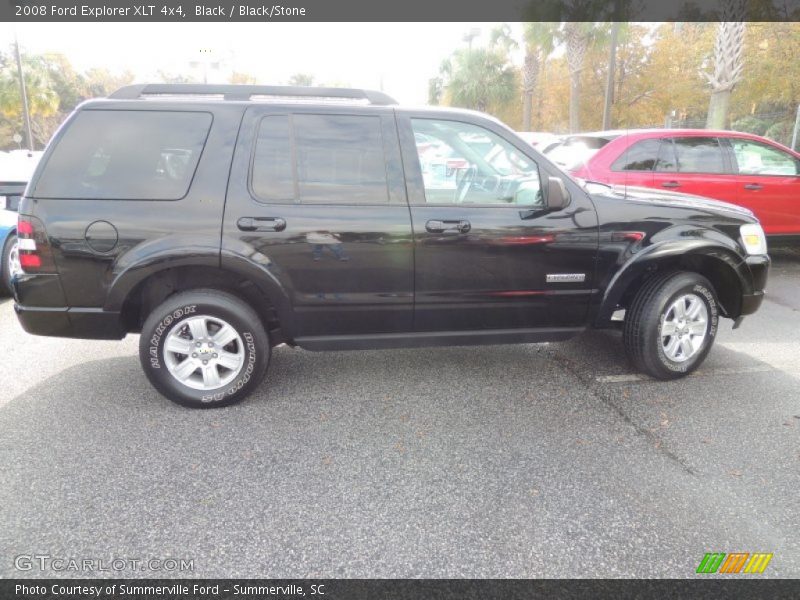 Black / Black/Stone 2008 Ford Explorer XLT 4x4