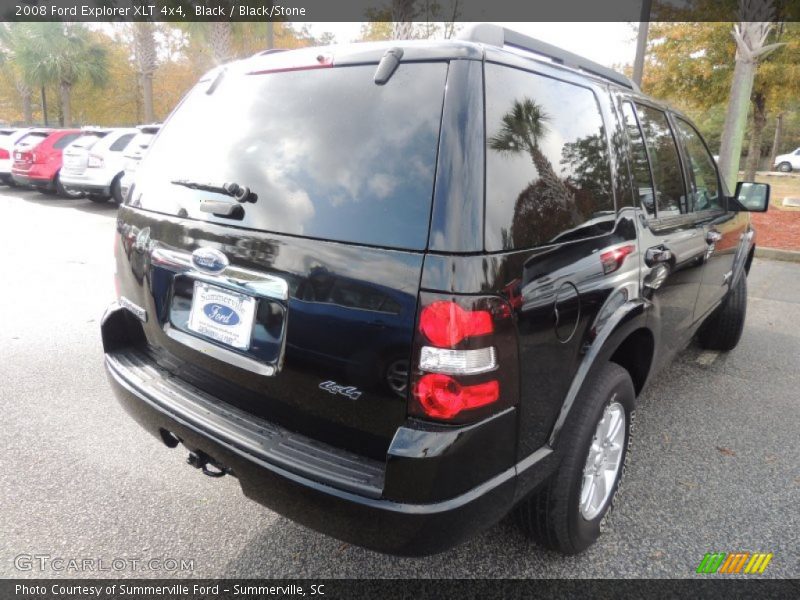 Black / Black/Stone 2008 Ford Explorer XLT 4x4