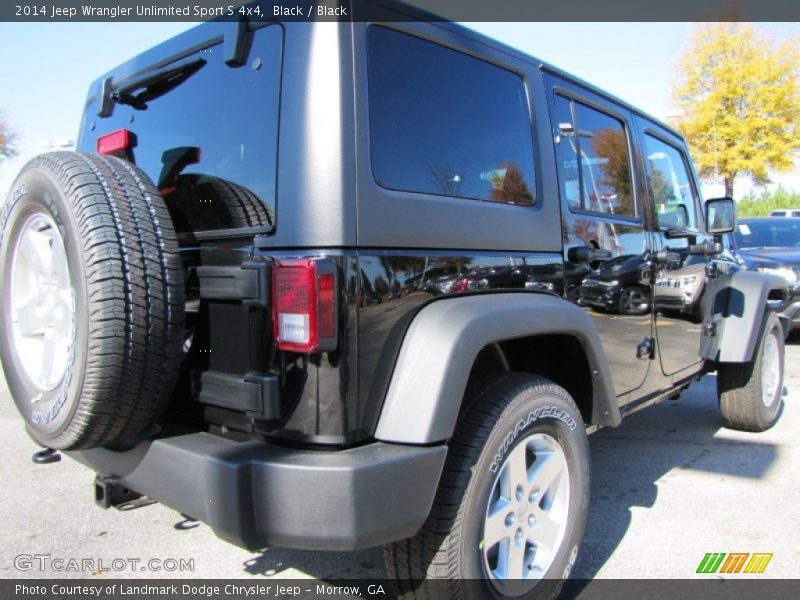 Black / Black 2014 Jeep Wrangler Unlimited Sport S 4x4