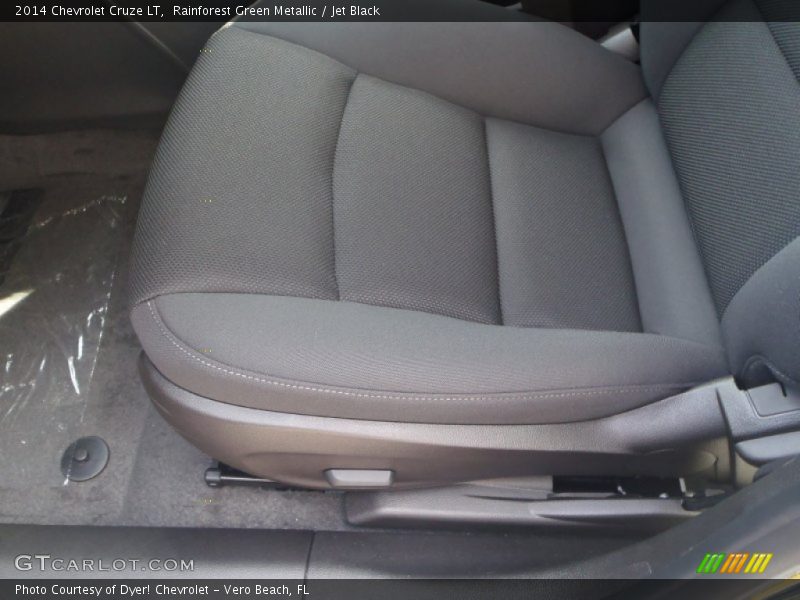 Rainforest Green Metallic / Jet Black 2014 Chevrolet Cruze LT