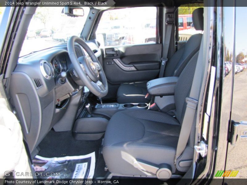 Black / Black 2014 Jeep Wrangler Unlimited Sport S 4x4