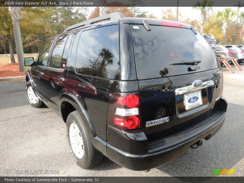 Black / Black/Stone 2008 Ford Explorer XLT 4x4