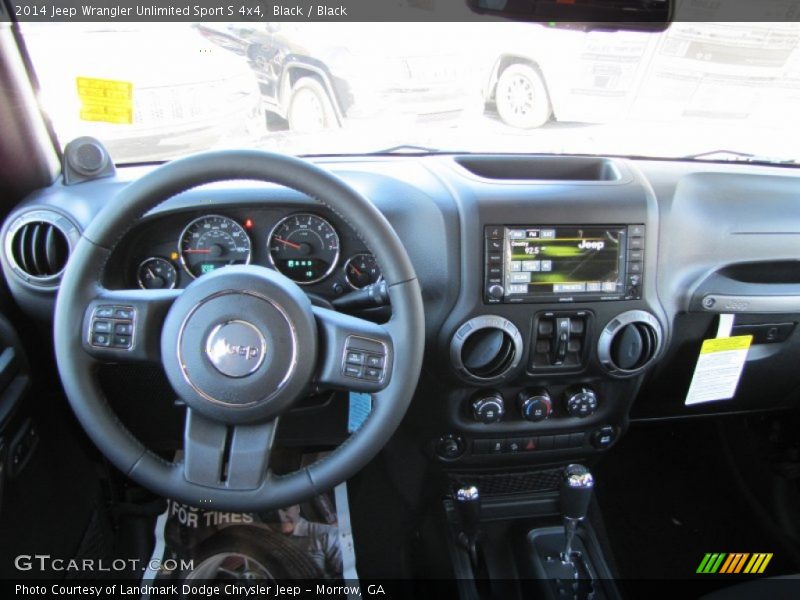 Black / Black 2014 Jeep Wrangler Unlimited Sport S 4x4
