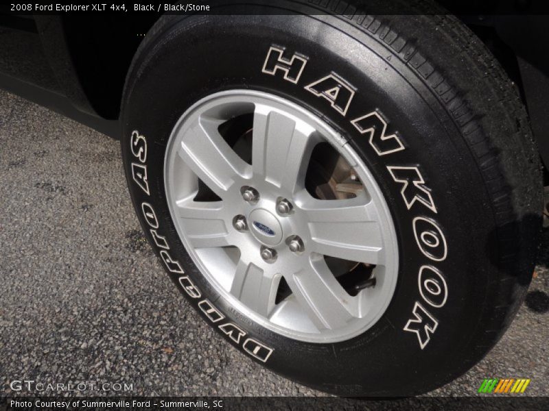 Black / Black/Stone 2008 Ford Explorer XLT 4x4