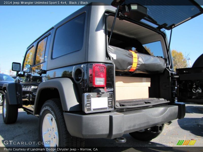 Black / Black 2014 Jeep Wrangler Unlimited Sport S 4x4