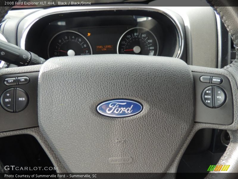 Black / Black/Stone 2008 Ford Explorer XLT 4x4