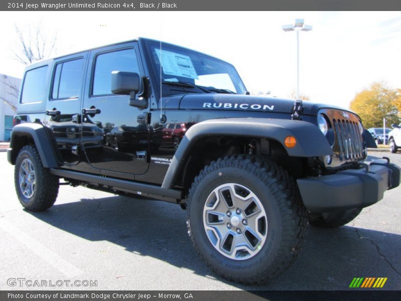 Front 3/4 View of 2014 Wrangler Unlimited Rubicon 4x4
