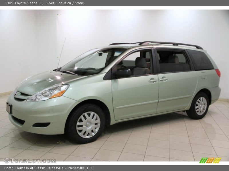 Silver Pine Mica / Stone 2009 Toyota Sienna LE