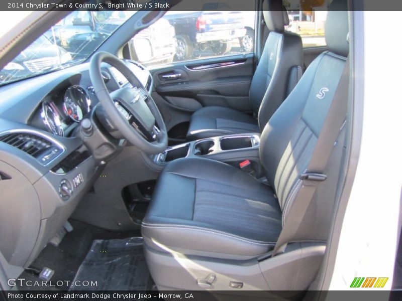 Front Seat of 2014 Town & Country S