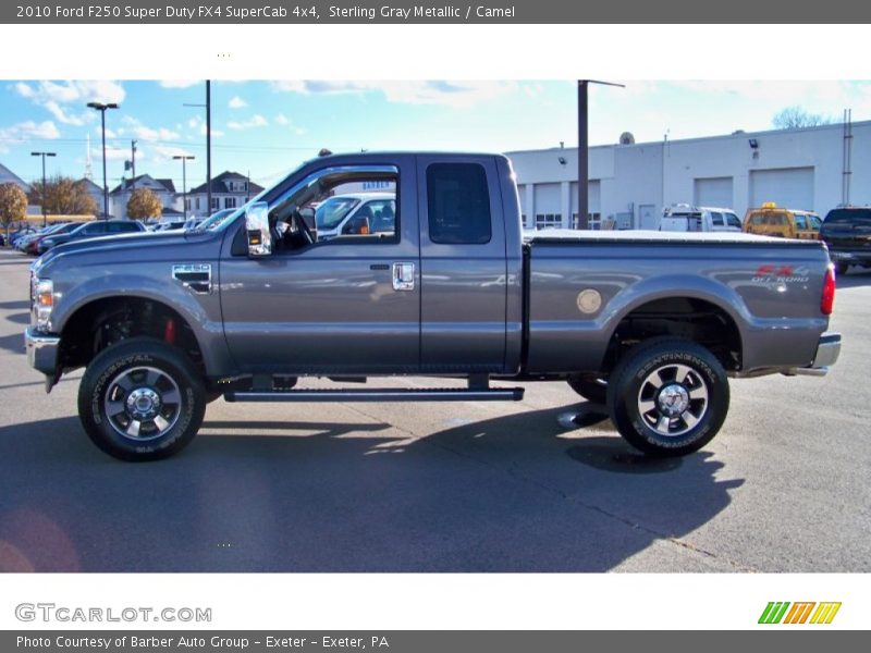 Sterling Gray Metallic / Camel 2010 Ford F250 Super Duty FX4 SuperCab 4x4